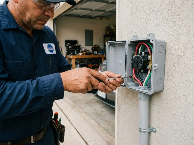 Plug-In / NEMA 14-50 Outlet Installation