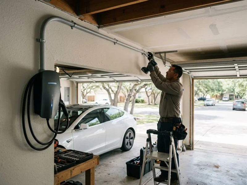 Hardwired Level 2 EV Charger Installation