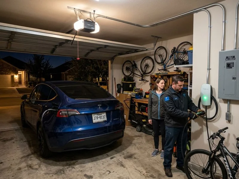 Hardwired Level 2 EV Charger Installation