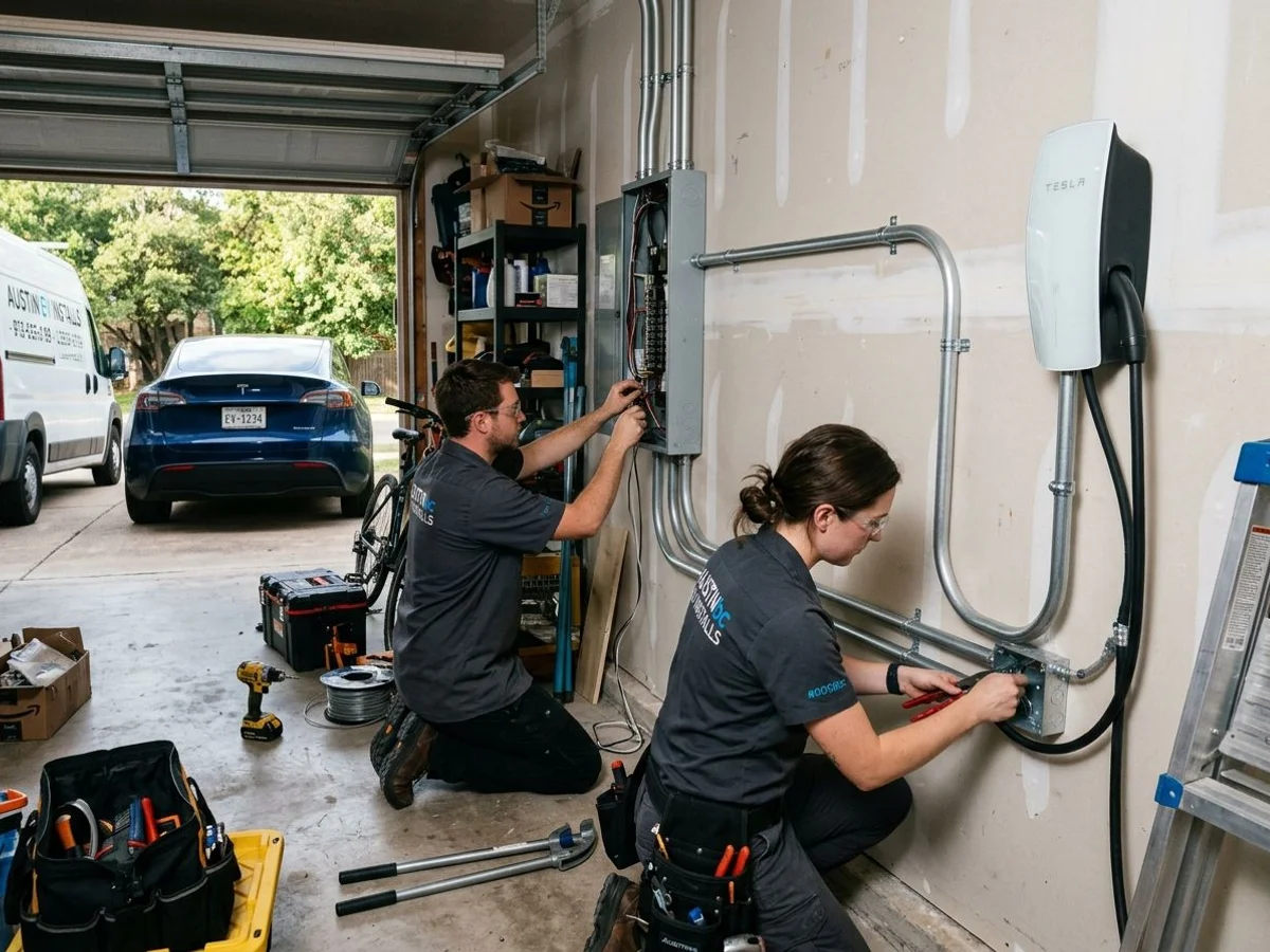 Austin EV Charger Installation team